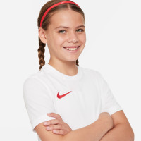 Nike Dri-FIT Park VII Kids Football Shirt White Red