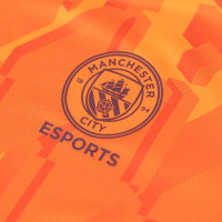 PUMA Manchester City E-Sports Trainingsshirt 2023-2024 Oranje Bordeauxrood