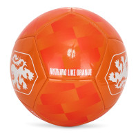 KNVB Logo Voetbal Maat 5 Oranje Wit