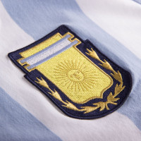 COPA Argentina 1982 V-Hals T-Shirt Blauw Wit