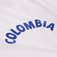 COPA Colombia 1973 Retro Voetbalshirt Wit Geel Blauw Rood