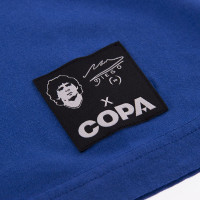 COPA Maradona X Boca Embroidery T-Shirt Blauw