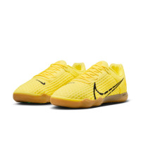 Nike React Gato Zaalvoetbalschoenen (IN) Geel Zwart Lichtbruin