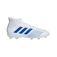 adidas PREDATOR 19.1 FG Voetbalschoenen Kids Wit Blauw