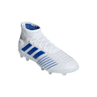 adidas PREDATOR 19.1 FG Voetbalschoenen Kids Wit Blauw