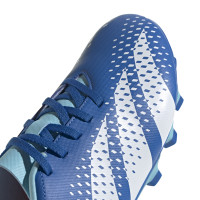 adidas Predator Accuracy.4 Gras / Kunstgras Voetbalschoenen (FxG) Blauw Lichtblauw Wit