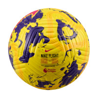 Nike Premier League Flight Voetbal Maat 5 2023-2024 Geel Paars Roze