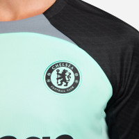 Nike Chelsea Strike Trainingsshirt 2023-2024 Mintgroen Zwart Grijs