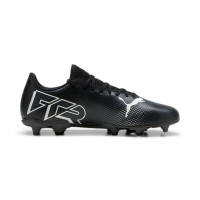 PUMA Future 7 Play Gras / Kunstgras Voetbalschoenen (MG) Zwart Wit Donkergrijs