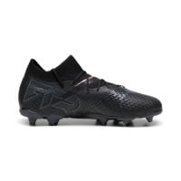 PUMA Future 7 Pro Gras / Kunstgras Voetbalschoenen (MG) Kids Zwart Brons Donkergrijs