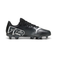 PUMA Future 7 Play Gras / Kunstgras Voetbalschoenen (MG) Kids Zwart Wit Donkergrijs