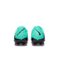 Nike Phantom GX Academy Gras / Kunstgras Voetbalschoenen (MG) Turquoise Zwart Wit Paars