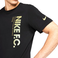 Nike F.C. Shirt Zwart Grijs Grijs