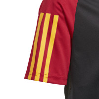 adidas AS Roma Trainingsshirt 2023-2024 Kids Zwart Geel
