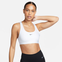 Nike Sportbeha Light Support Swoosh Wit Zwart