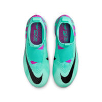 Nike Zoom Mercurial Superfly 9 Pro Gras Voetbalschoenen (FG) Kids Turquoise Paars
