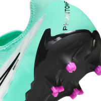 Nike Phantom GX Pro Gras Voetbalschoenen (FG) Turquoise Zwart Paars Wit