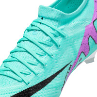 Nike Zoom Mercurial Vapor 15 Pro Gras Voetbalschoenen (FG) Turquoise Paars Zwart Wit
