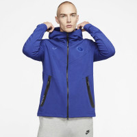Nike Chelsea Tech Fleece Pack Hoodie FZ Blauw Zwart