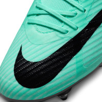 Nike Zoom Mercurial Superfly 9 Academy IJzeren-Nop Voetbalschoenen (SG) Anti-Clog Turquoise Paars Zwart Wit