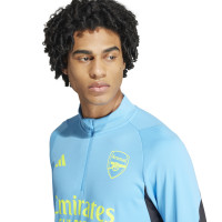 adidas Arsenal Trainingstrui 1/4-Zip 2023-2024 Blauw Zwart Geel