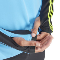 adidas Arsenal Trainingstrui 1/4-Zip 2023-2024 Blauw Zwart Geel