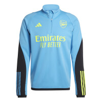adidas Arsenal Trainingstrui 1/4-Zip 2023-2024 Blauw Zwart Geel