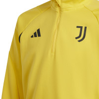 adidas Juventus Trainingstrui 1/4-Zip 2023-2024 Kids Geel Zwart