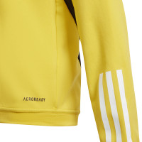 adidas Juventus Trainingstrui 1/4-Zip 2023-2024 Kids Geel Zwart