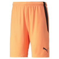 PUMA TeamLIGA Voetbalbroekje Oranje Zwart