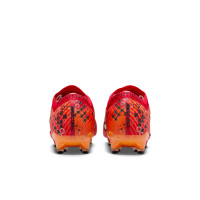 Nike Zoom Mercurial Vapor 15 Elite MDS Kunstgras Voetbalschoenen (AG) Felrood Oranje Zwart Wit