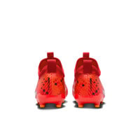 Nike Zoom Mercurial Vapor 15 Academy MDS Gras / Kunstgras Voetbalschoenen (MG) Kids Felrood Oranje Zwart Wit