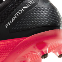 Nike Phantom Vision 2 Pro DF Kunstgras Voetbalschoenen (AG) Roze Zwart