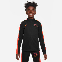 Nike CR7 Academy Trainingspak Full-Zip Kids Zwart Felrood