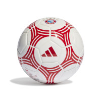 adidas Bayern München Mini Voetbal Maat 1 2023-2024 Wit Rood