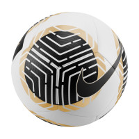 Nike Pitch Voetbal Maat 5 Wit Zwart Goud