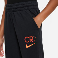 Nike CR7 Club Fleece Trainingspak Hooded Kids Zwart Felrood