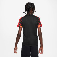 Nike CR7 Academy Trainingsshirt Kids Zwart Felrood