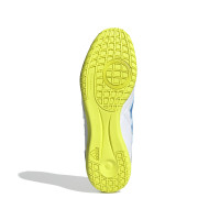 adidas Super Sala 2 Zaalvoetbalschoenen (IN) Wit Blauw Geel