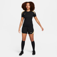 Nike Strike Trainingsbroekje Dames Zwart Goud