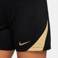 Nike Strike Trainingsbroekje Dames Zwart Goud
