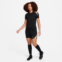 Nike Strike Trainingsshirt Dames Zwart Goud