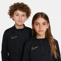 Nike Academy Trainingspak 1/4-Zip Kids Zwart Goud