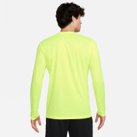 Nike Scheidsrechter Shirt Lange Mouwen Neon Geel Groen