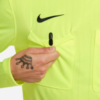 Nike Scheidsrechter Shirt Lange Mouwen Neon Geel Groen
