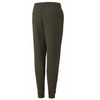 PUMA Essentials+ 2 College Logo Fleece Club Trainingsbroek Kids Donkergroen Wit