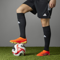adidas Predator Elite Veterloze Gras Voetbalschoenen (FG) Rood Zwart Geel