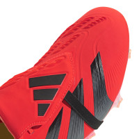 adidas Predator Elite FT Gras Voetbalschoenen (FG) Rood Zwart Geel