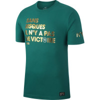 Nike F.C. Kylian Mbappé T-Shirt Groen Goud