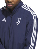 adidas Juventus Anthem Trainingsjack Reversible 2023-2024 Donkerblauw Felrood